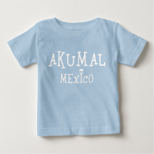 T-shirt Pour Bébé Akumal Mexico Design - T-Shirt bébé en jersey fin