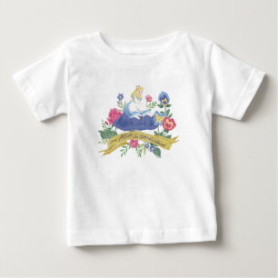 T-shirt Pour Bébé Alice au pays des merveilles Alice dans l'aquarel