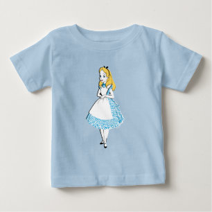 T-shirt Pour Bébé Alice au pays des merveilles Alice Dans Le Texte