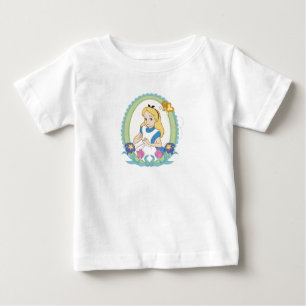 T-shirt Pour Bébé Alice au pays des merveilles Portrait Disney