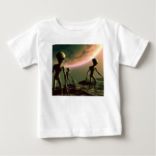 T-shirt Pour Bébé ALIENS gris SF 2