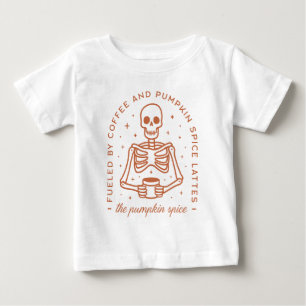 T-shirt Pour Bébé Alimenté par le café et les lattes d'épices Citrou