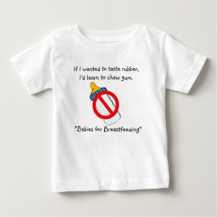 T-shirt Pour Bébé Allaiter (le caoutchouc d'échantillon)