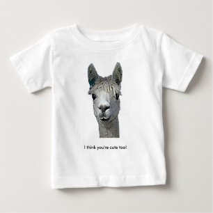 T-shirt Pour Bébé Alpaga adorable