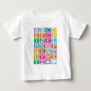 T-shirt Pour Bébé Alphabet ABC