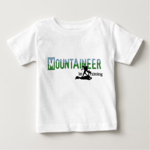 T-shirt Pour Bébé Alpiniste dans la formation