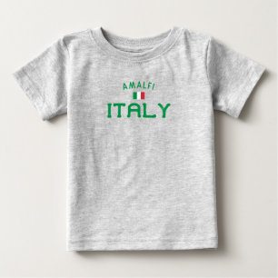 T-shirt Pour Bébé Amalfi Italie en détresse