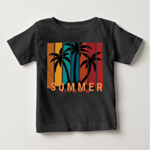 T-shirt Pour Bébé Ambiance équatoriale estivale