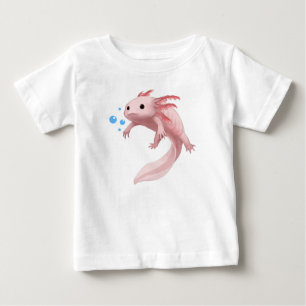 T-shirt Pour Bébé Ambystoma Mexicanum mignon Ados Axolotl Enfant