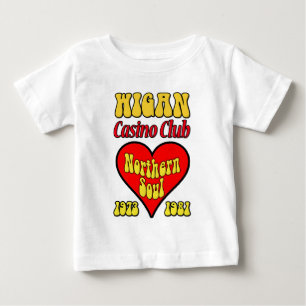 T-shirt Pour Bébé Âme du nord de club de casino de Wigan