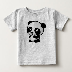 T-shirt Pour Bébé Amende mignonne Jersey de panda de bébé