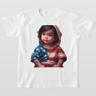 t-shirt pour bébé américain