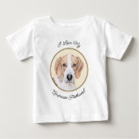 American Foxhound Painting - Joli art original chi