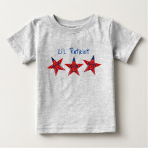 Americana Li'l Patriot Bandana Stars T-shirt bébé