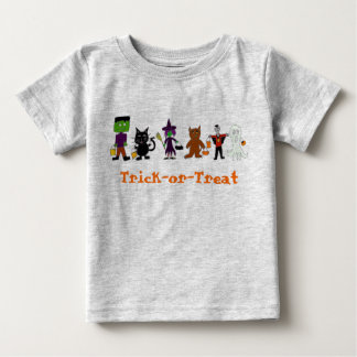 T-shirt Pour Bébé Amis d'Halloween