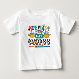 T-shirt Pour Bébé AMIS™ Mais Premier café Vibrant Graphisme