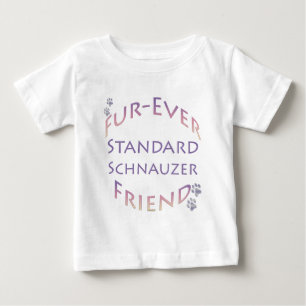 T-shirt Pour Bébé Amis Schnauzer Furever