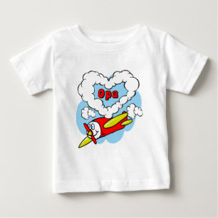 T-shirt Pour Bébé Amour Opa Kids Avion
