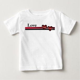 T-shirt Pour Bébé Amour Papa-maman