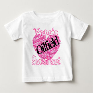 T-shirt Pour Bébé Amoureux du gisement de pétrole du papa