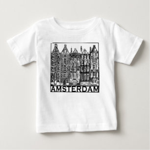 T-shirt Pour Bébé Amsterdam