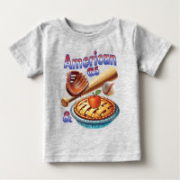 Amusant américain comme Baseball & Pomme Pie