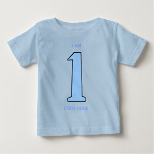 T-shirt Pour Bébé Amusant Premier Anniversaire Garçon Générique Cute