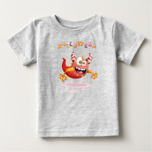 T-shirt Pour Bébé Amusante Halloween Monster Toddler Baby T-Sh