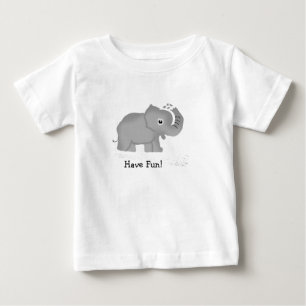 T-shirt Pour Bébé Amusez Bébé Eléphant