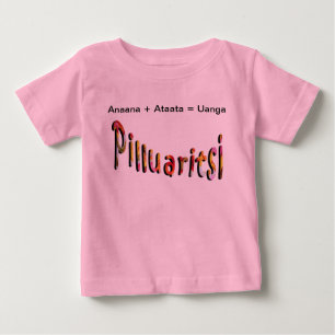 T-shirt Pour Bébé Anaana + Ataata = Uanga    Groenland