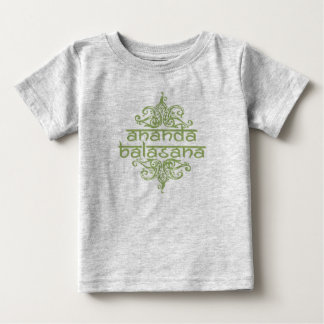 T-shirt Pour Bébé ananda balasana (bébé heureux)