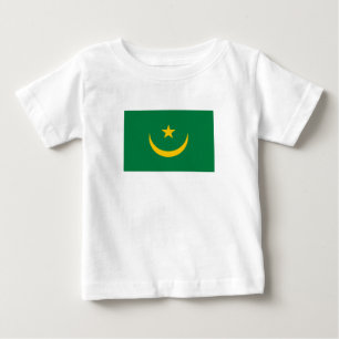 T-shirt Pour Bébé Ancien drapeau de Mauritanie