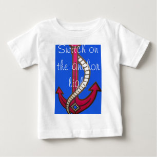 T-shirt Pour Bébé Ancre rouge