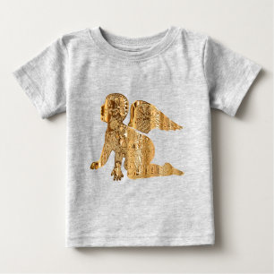 T-shirt Pour Bébé Ange de bébé doré brillant et élégant