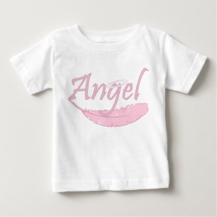 T-shirt Pour Bébé Ange rose