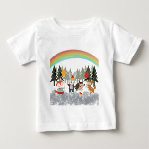 T-shirt Pour Bébé Animaux de fête