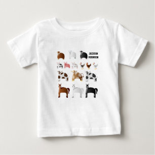 T-shirt Pour Bébé Animaux mignons de basse cour
