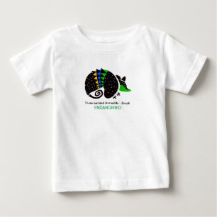 T-shirt Pour Bébé Animaux sauvages -ARMADILLO- Brésil - Animaux en v