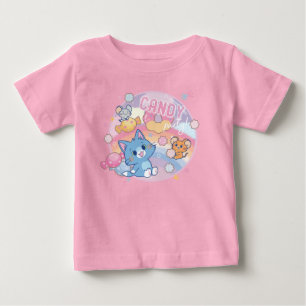 T-shirt Pour Bébé Anime Tom et Jerry Candy Party
