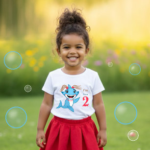 T-shirt Pour Bébé Anniversaire Baby shark