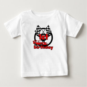 T-shirt Pour Bébé Anniversaire de courses d'automobiles ęr