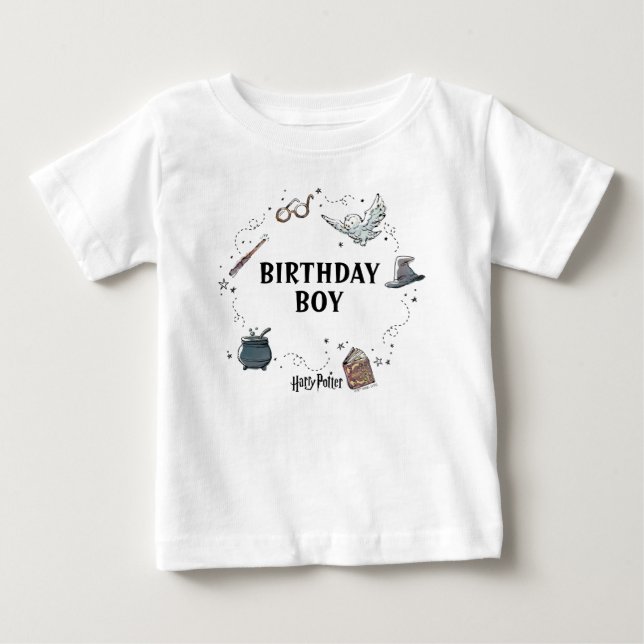 T-shirt Pour Bébé Anniversaire de Harry Potter (Devant)