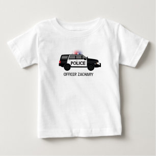 T-shirt Pour Bébé Anniversaire de SUV de policier
