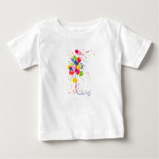T-shirt Pour Bébé Anniversaire du ballon de fête