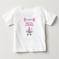 Anniversaire Magique Cute Rose Unicorn