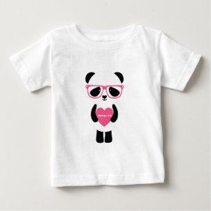 T-shirt Pour Bébé Anniversaire mignon de panda