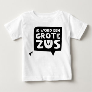 T-shirt Pour Bébé Annonce de grossesse : Je vais devenir une grande