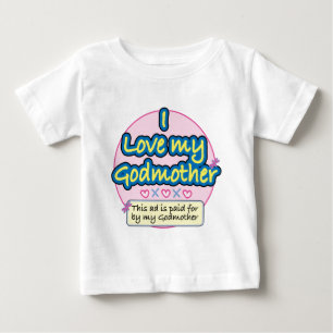 T-shirt Pour Bébé Annonce payée par ma marraine PK
