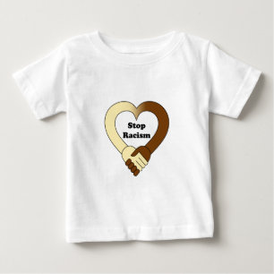 T-shirt Pour Bébé Anti chemise de bébé de logo de poignée de main