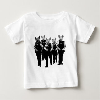 T-shirt Pour Bébé Anti police britannique